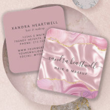 Roze Agate Goud Glitter Luxe Afgeronde Hoeken