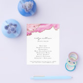 roze agate schoonheidssalon flyer (Enkel)