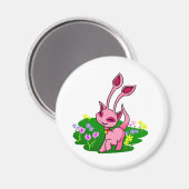 Roze Aisha wordt door bloemen geperst Magneet (Voorkant / Achterkant)