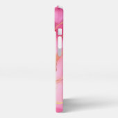 Roze Alcohol Art Girly Gold iPhone Hoesje (Linkerkant)