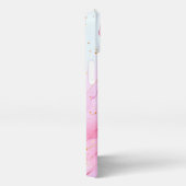 Roze Alcohol Art Girly Gold iPhone Hoesje (Rechterkant)