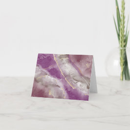 Roze Alcohol Ink Notitiekaarten