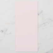 Roze Alcohol Inkt Elegant Plat Menu (Achterkant)