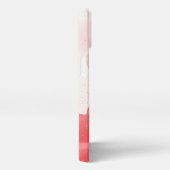 Roze Alcohol Inkt Goud Girly iPhone Hoesje (Rechterkant)