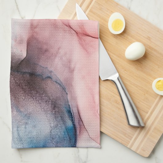 Roze alcohol inkt theedoek (Quarter Fold)