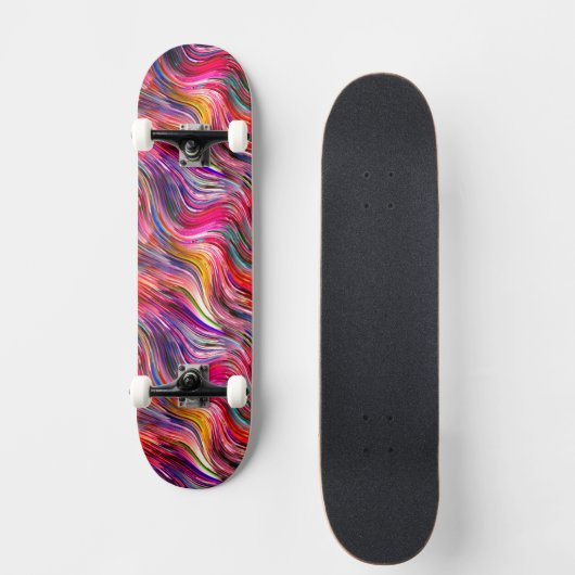 Roze alcoholinkt skateboard (Voorkant)