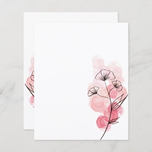 Roze alcoholinkten (Voorkant / Achterkant)