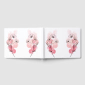 Roze alcoholinkten gastenboek (Volledig)