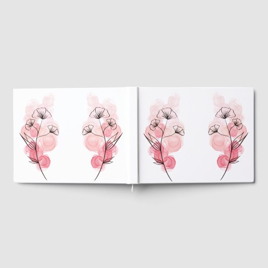 Roze alcoholinkten gastenboek (Volledig)