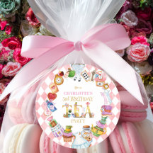 Roze Alice in Wonderland 3e Verjaardag  