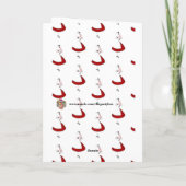  Roze Alice in Wonderland Blank Kaart (Achterkant)