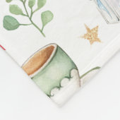 Roze Alice in Wonderland Mad Hatter Girl Nursery Fleece Deken (Hoek)