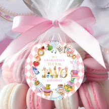 Roze Alice in Wonderland Theekrans voor Twee Verja