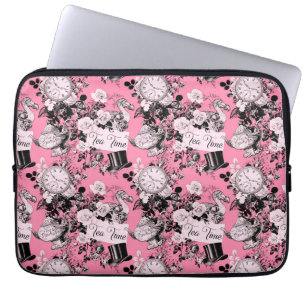Roze  Alice Teatime Laptop Sleeve