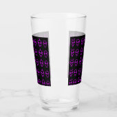 Roze Alien Faces Glas (Links)