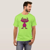 Roze Alien T-shirt (Voorkant volledig)