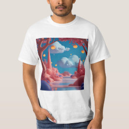 Roze Alien Wereld T-shirt