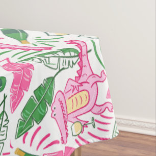 Roze Alligator Chardonnay Preppy Wijnfeestje Tafelkleed