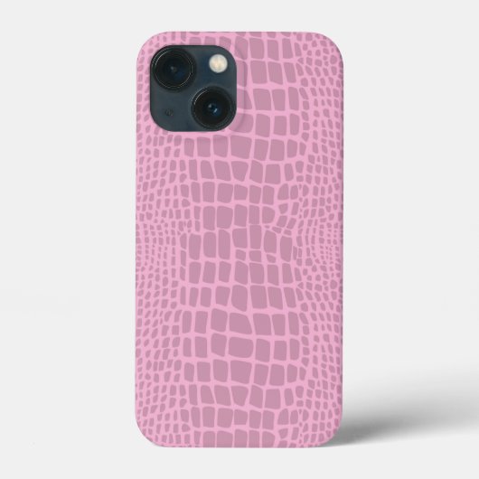 roze alligator krokodilhuid Case-Mate iPhone case (Achterkant)