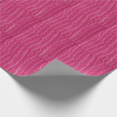 Roze Alligator Patroon Textuur Cadeaupapier (Hoek)