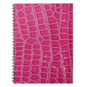 Roze Alligator Patroon Textuur Notitieboek