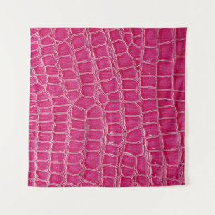 Roze Alligator Patroon Textuur Wandkleed