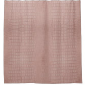 Roze Alligator Textuurprint Douchegordijn (Voorkant)