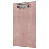 Roze Alligator Textuurprint Klembord (Links)
