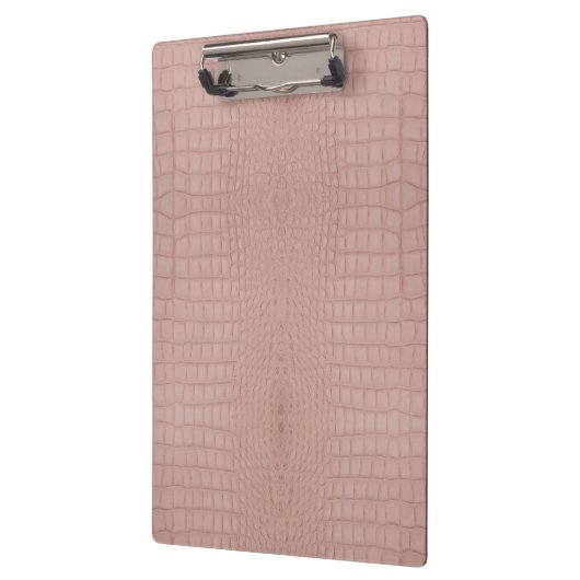 Roze Alligator Textuurprint Klembord (Links)