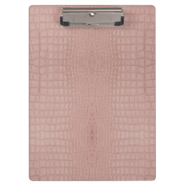 Roze Alligator Textuurprint Klembord