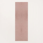 Roze Alligator Textuurprint Yogamat (Achterkant)