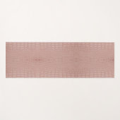 Roze Alligator Textuurprint Yogamat (Voorkant (horizontaal))