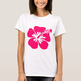 roze aloha - bloem t-shirt