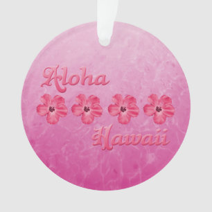 Roze Aloha Hawaï Ornament