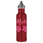 Roze Aloha Hawaii Waterfles (Links)