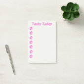 Roze Aloha takenlijst Post-it® Notes (Kantoor)