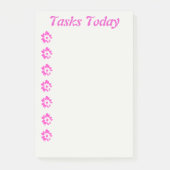 Roze Aloha takenlijst Post-it® Notes (Voorkant)