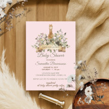 Roze Alpaca Baby Meisje Shower