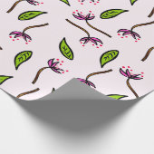 Roze als coupé cadeaupapier (Hoek)