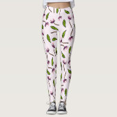 Roze als coupé leggings (Voorkant)