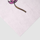 Roze als coupé tissuepapier (Detail)