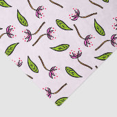 Roze als coupon B Tissuepapier (Detail)