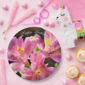Roze Alstroemeria Lilly Papier Bord (Feest)