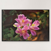 Roze Alstroemeria Lilly Puzzel (Horizontaal)