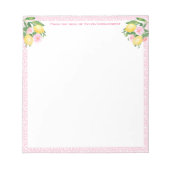  roze Amalfi citroenen | Van het bureau van Notitieblok (Voorkant)