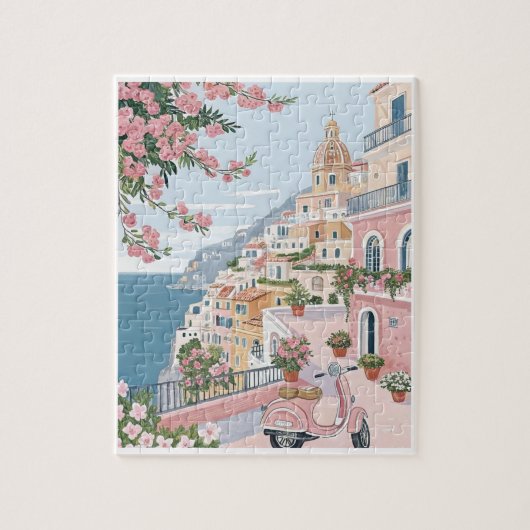 Roze Amalfi Legpuzzel (Verticaal)