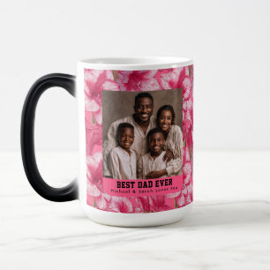 Roze Amaryllis Botanische Opa Pop Uniek Magische Mok