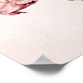 Roze Amaryllis Flower Art Print Poster (Hoek)