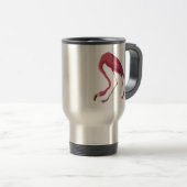 Roze Amerikaanse Flamingo Audubon Vogel  Kunst Reisbeker (Voorkant rechts)