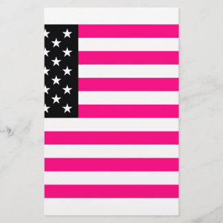 roze amerikaanse vlag